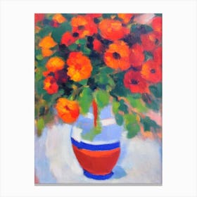 Hydnophora Matisse Inspired Flower Canvas Print