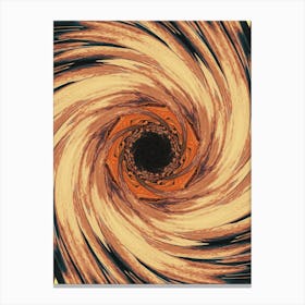 Science Fiction Blackhole Twist Canvas Print