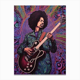 Jimi Hendrix Purple Haze 8 Canvas Print