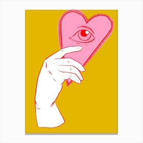 Heart In My Hands Canvas Print