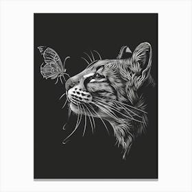 Lynx Illustration 1 Canvas Print