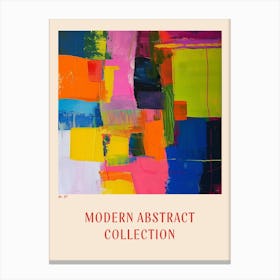 Modern Abstract Collection Poster 67 Canvas Print