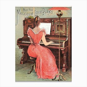 Buy the Malcolm Love Piano Art Print Canvas Print