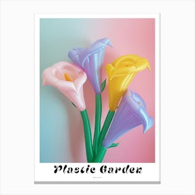 Dreamy Inflatable Flowers Poster Calla Lily 2 Canvas Print