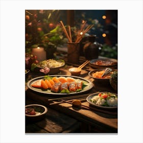 Asian Cuisine 7 Canvas Print