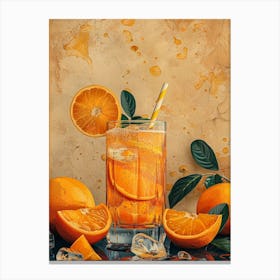 Orange Juice Canvas Print