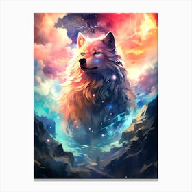 Wolf In The Sky 1 Canvas Print