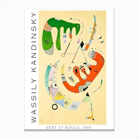 Wassily Et Rouge Canvas Print