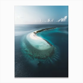 Island In The Maldives 8 Canvas Print