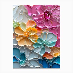 Artistic Acrylic Flower Canvas Print