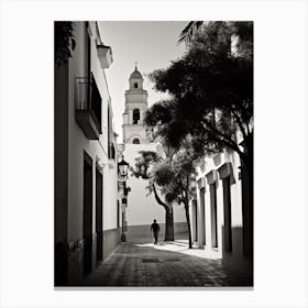 Cordoba, Spain, Black And White Analogue Photography 2 Canvas Print