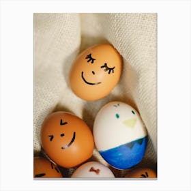 Happy Easter Eggs 7 Canvas Print