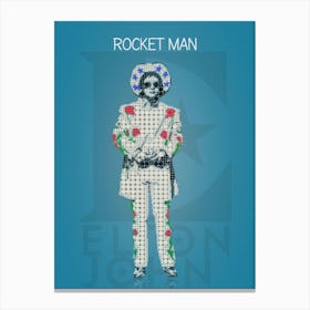 Rocket Man Elton John Canvas Print