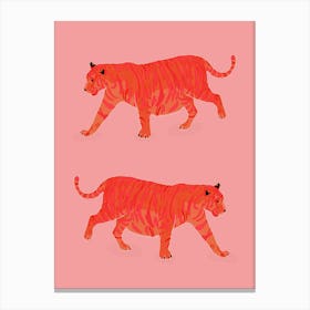 Tiger Illustration Canvas Print