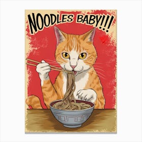 Noodle'S Baby Canvas Print