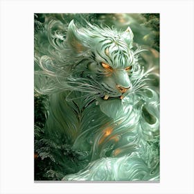 White Tiger Canvas Print