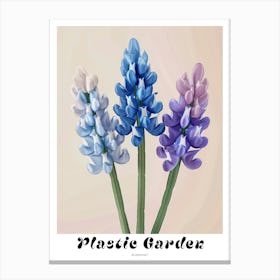 Dreamy Inflatable Flowers Poster Bluebonnet Canvas Print