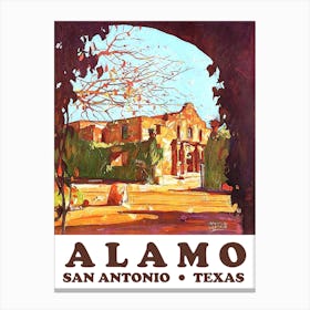 The Alamo, San Antonio, Texas Canvas Print