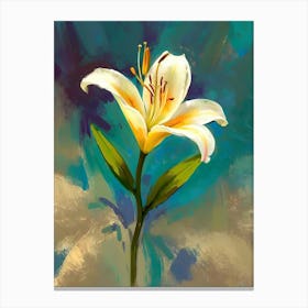 White Lily Canvas Print