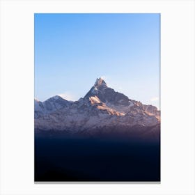 Sunrise | Mount Machhapuchhre | Fishtail|Himalaya Canvas Print