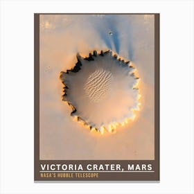 Victoria Crater, Mars 1 Canvas Print