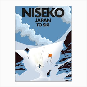 Niseko Japan To Ski Canvas Print