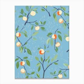 Plums Illustration 2 Canvas Print