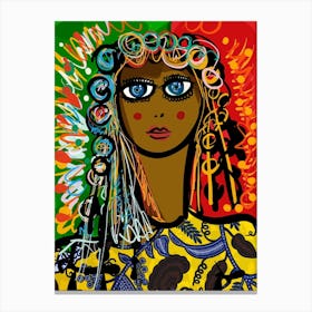 Mystic African Queen Canvas Print
