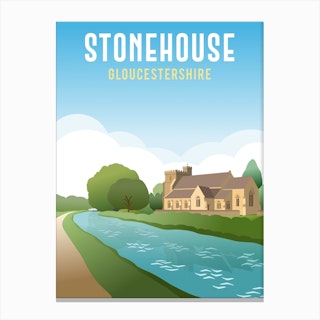 Stonehouse Church Canvas Print