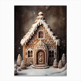 Gingerbread House Canvas Print