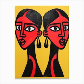 Two Women 10 Canvas Print