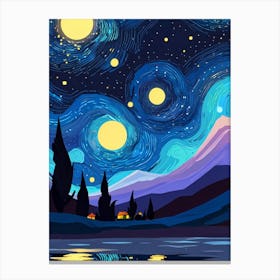 Starry Night 192 Canvas Print