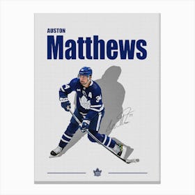 Auston Matthews Canvas Print