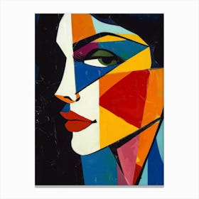 Abstract Portrait Of A Woman 41 Canvas Print