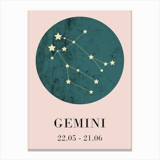 Gemini  I Canvas Print