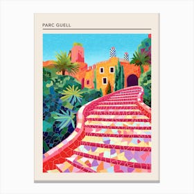 Parc Guell Barcelona Spain 2 Canvas Print