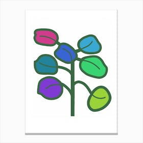 Colourful Leaves Canvas Print