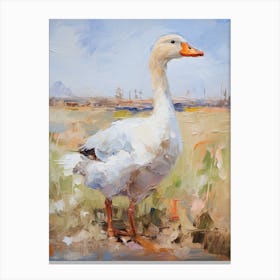 Bird Painting Goose 3 Canvas Print