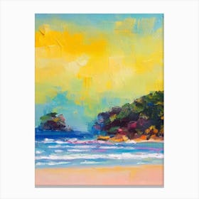 Kata Beach, Phuket, Thailand Bright Abstract Canvas Print