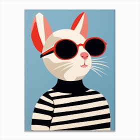 Little Mouse 2 Wearing Sunglasses Canvas Print