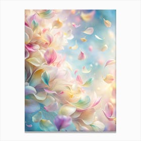 Abstract Flower Background Canvas Print