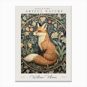 William Morris Fox Exhibition Canvas Print