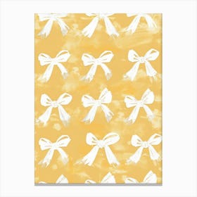 Sunshine Coquette Bows 5 Pattern Canvas Print