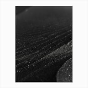 Black And White Sand 2 Canvas Print