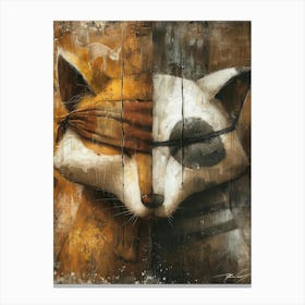 Pirate Fox Canvas Print