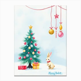 Merry Christmas Canvas Print