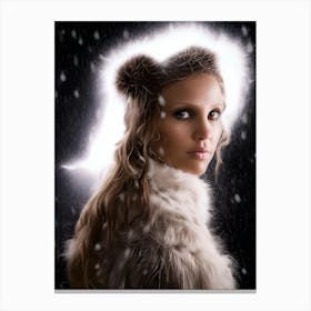 Snow Angel Canvas Print