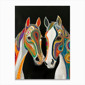 Two Horses 1 Canvas Print