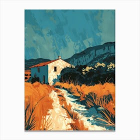 House In The Desert Canvas Print