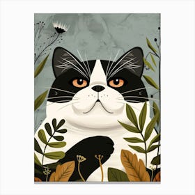 Cat In The Forest 3 Canvas Print